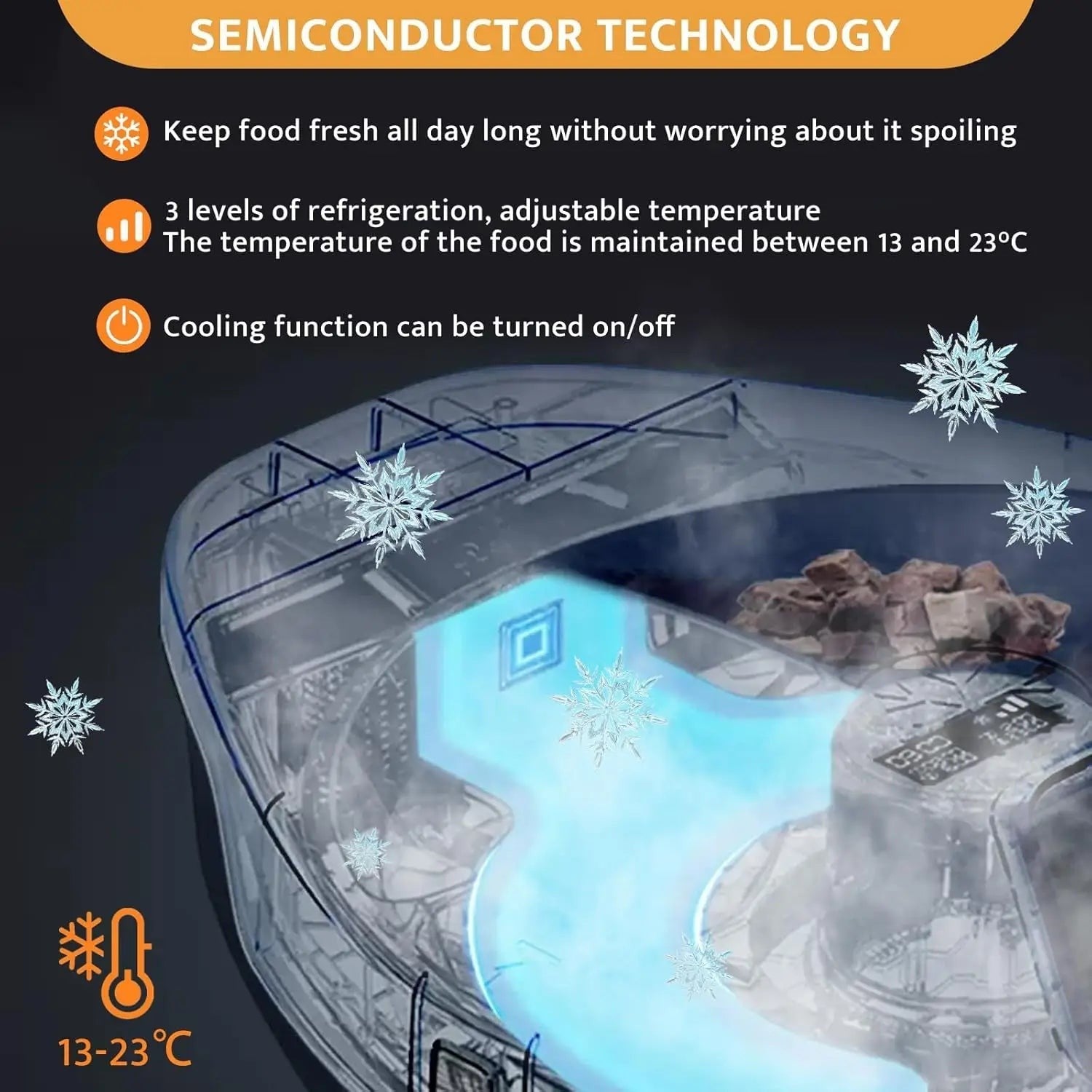 Cooling Wet-Food Feeder