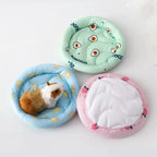 Circular Hamster Bed Comfortable Sleep Mat Pad for Hedgehog Squirrel Mice Rats Guinea Pig Chinchilla Small Animal Soft Cushion