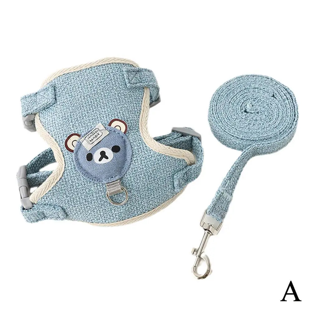 Mincy Pets Undershirt-Style Adjustable Cat & Dog Harness product photo.