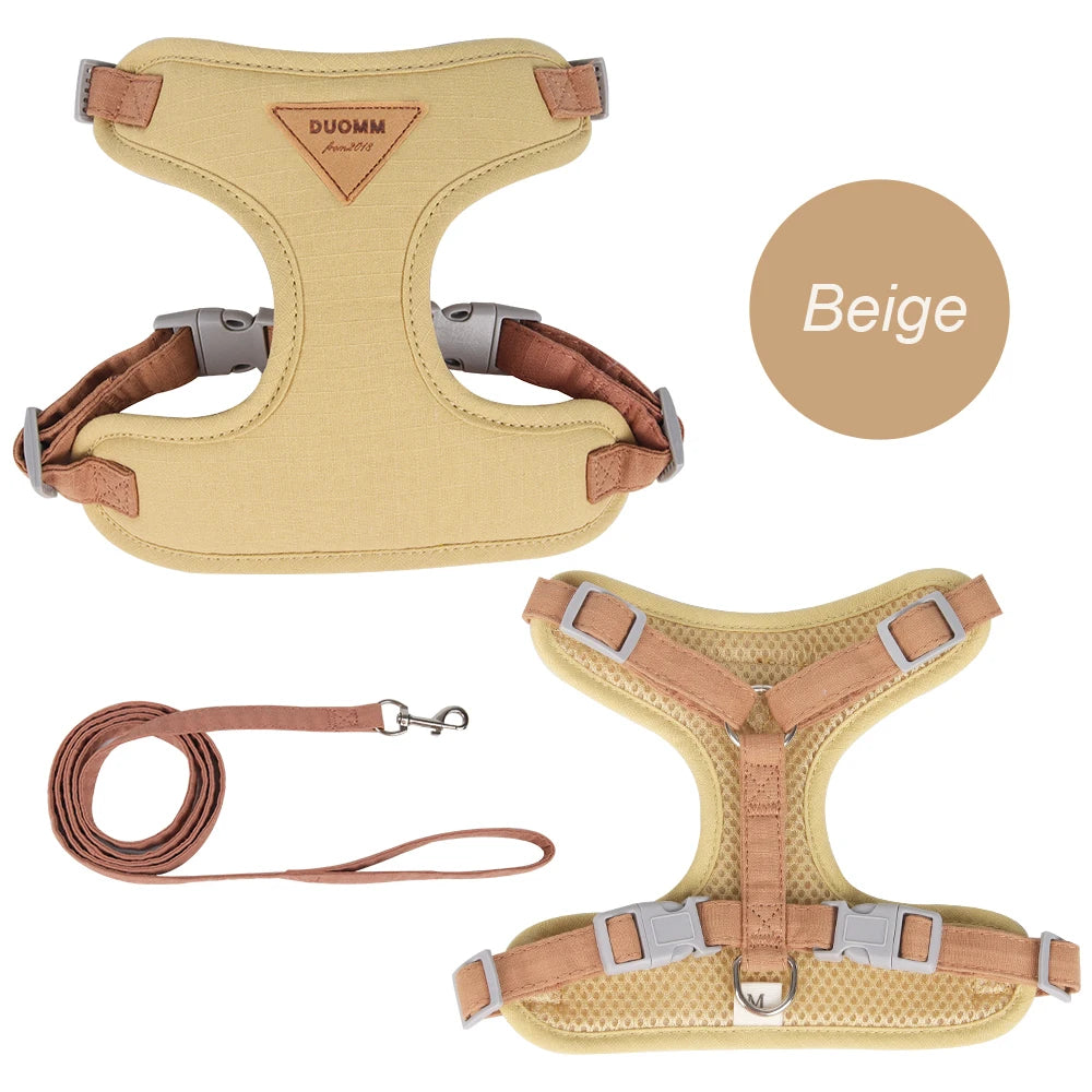 Cozy Soft Cat Harness and Leash for Walking Adjustable Pet Harnesses for Cats Gotas Katten Kleding Kitten Mascotas Accessories