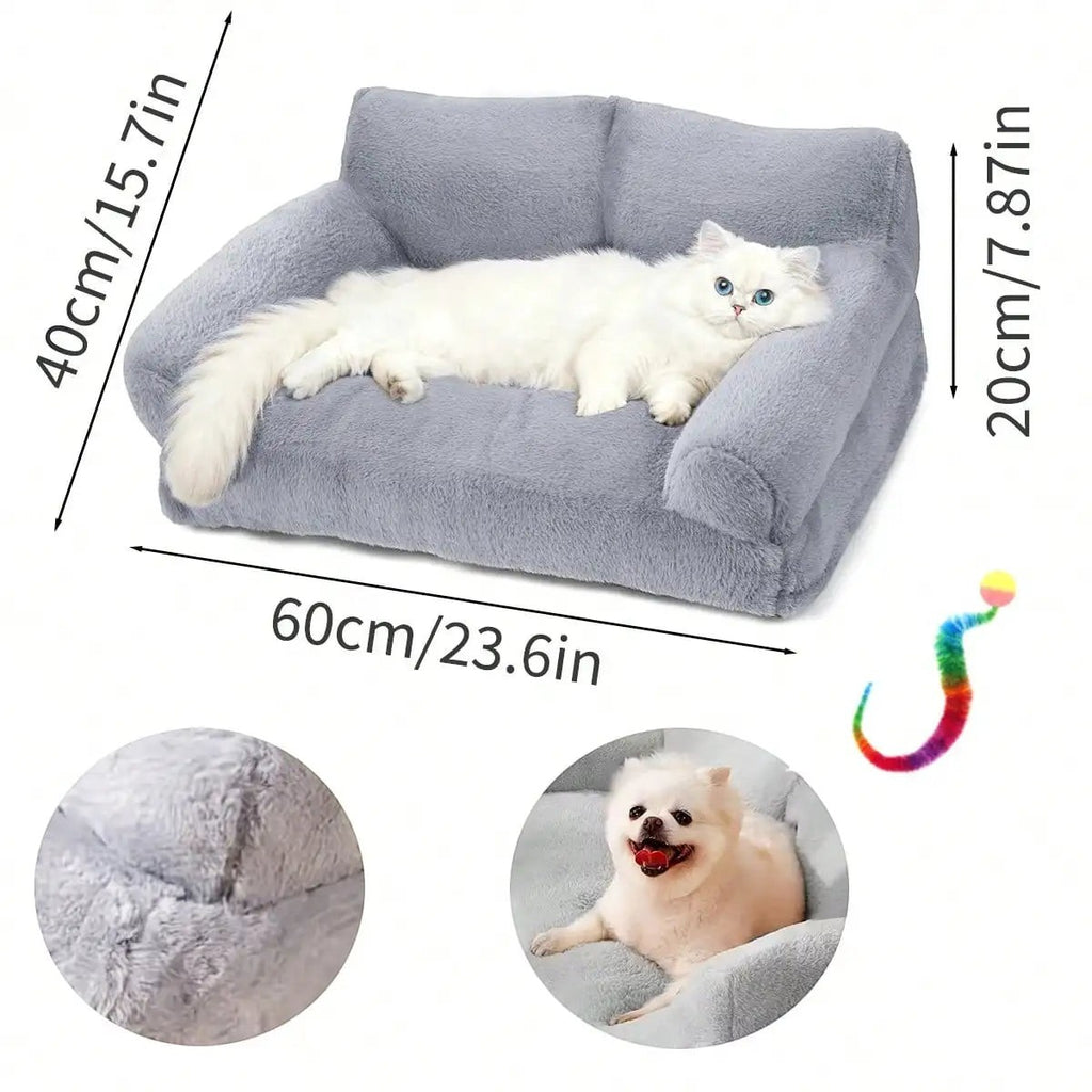 Fluffy Dog and Cat Sofa Bed