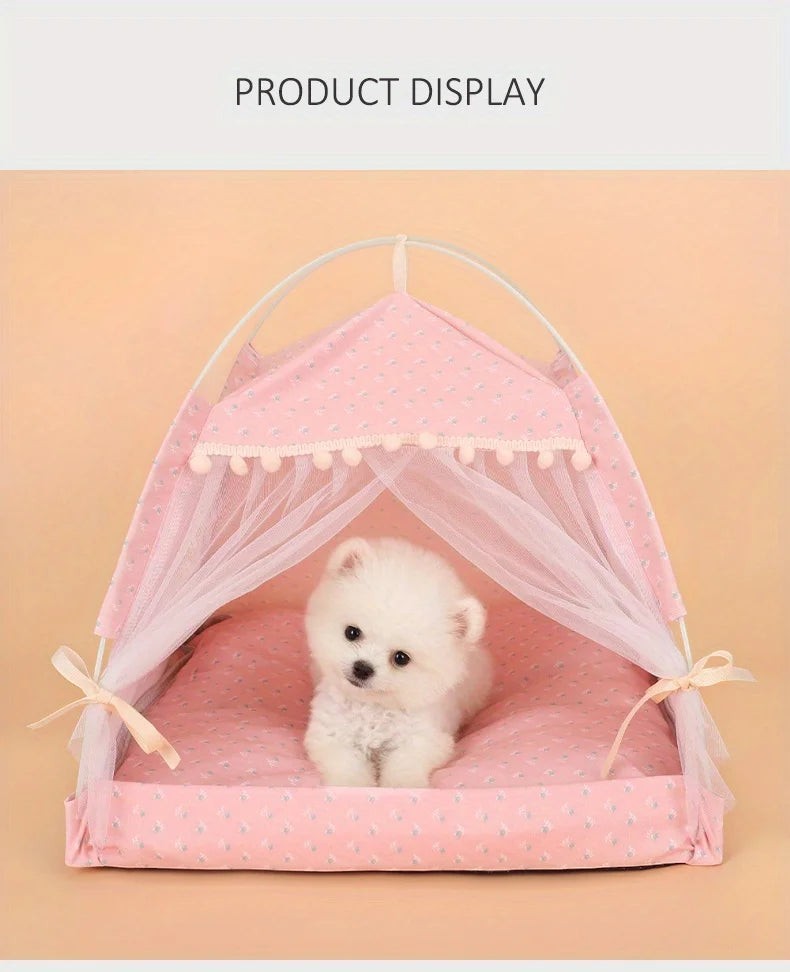 Pet Tent Bed Cats House Supplies Products Accessories Warm Cushions Furniture Sofa Basket Beds Winter Clamshell Kitten Tents Cat