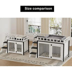 Pet Bunk Bed Stairs Storage, Window Perch, Multi-pose Blanket, Dog Bed for Small to Medium Sizes