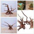 Natural Tree Trunk Driftwood Aquarium Fish Tank Reptile Cylinder Roots Plant Wood Decoration Ornament Accessory Aquarium Plants