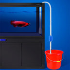 Aquarium Siphon Fish Tank Syphon Vacuum Cleaner Pump Semi-automatic Water Change Changer Gravel Water Filter Aquarium Tools 1.4m