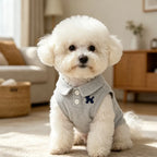 Spring and Summer Solid Color Polo Shirt Puppy Thin Breathable T-shirt Cat Vest Pet Clothing Skin Friendly and Delicate