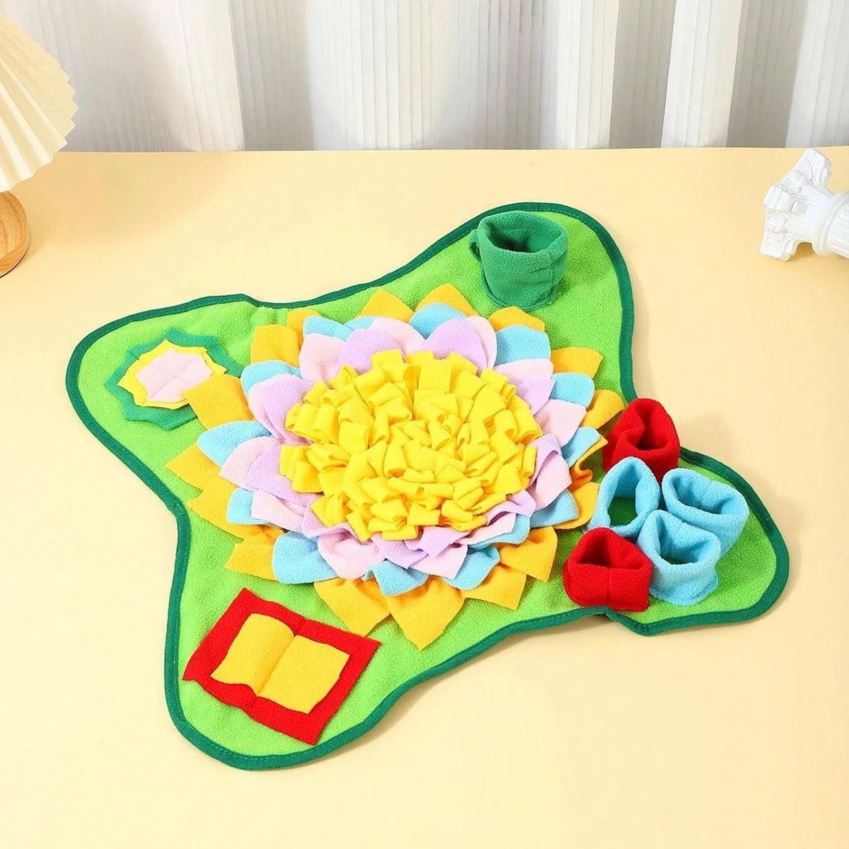 Pet Snuffle Mat for Dogs,Interactive Feed Puzzle for Boredom Comfort and softness