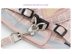 Nylon Puppy Harness Vest with Leash Breathable Reflective Pet Dogs Cats Harness for Chihuahua French Bulldog Collar Dog Supplies