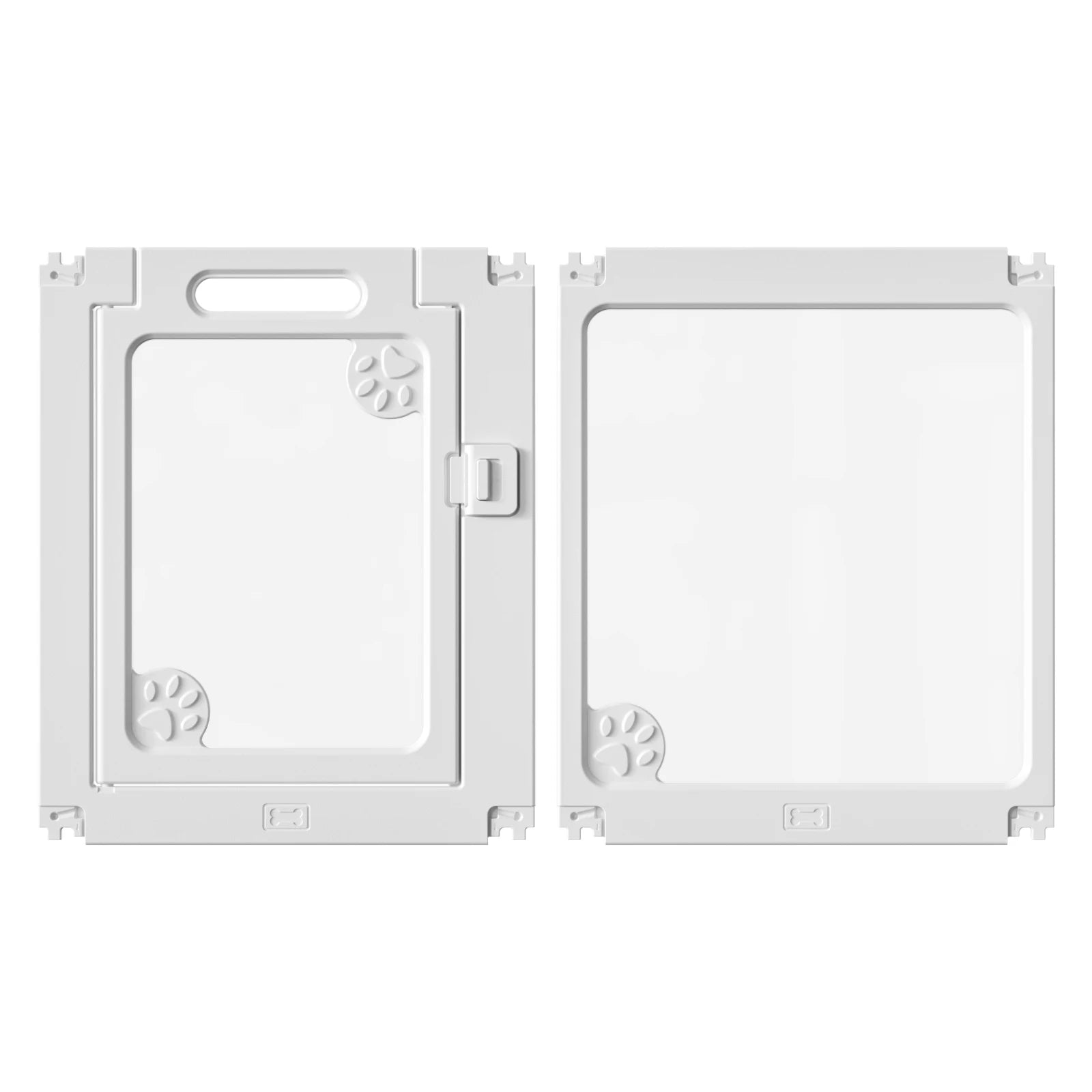 Mincy Pets Clear Acrylic Indoor Puppy Playpen with Door product photo.