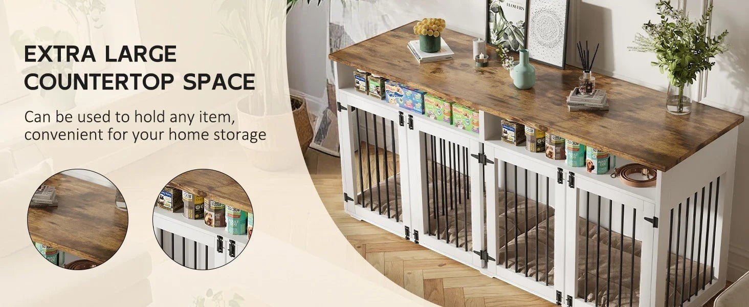 Grand Double Kennel Cabinet