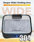 Mincy Pets Elevated Adjustable Dog & Cat Water Fountain product photo.