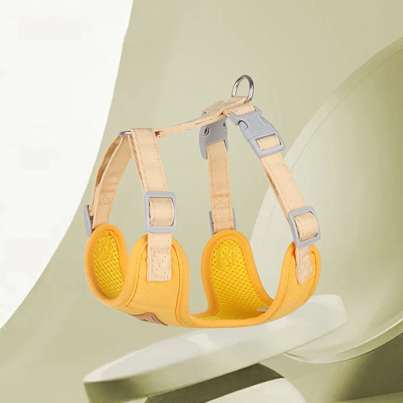 Cozy Soft Cat Harness and Leash for Walking Adjustable Pet Harnesses for Cats Gotas Katten Kleding Kitten Mascotas Accessories