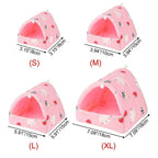 Comfortable Hamster House Small Animal Sleeping Bed Soft Guinea Pig Nest Warm Mat Mini Cage For Rabbit Squirrel Mat
