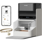 RFID Automatic Cat Feeder with Collar Sensor for Multi-Pet Homes, Wi-Fi Programmable Cat Food Dispenser with Diet Tracking