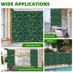 12 Pack 20x20 Inch Artificial Boxwood Grass Wall Panels, UV Protected Faux Greenery Fence Screen, Realistic Hedge Wall Backdrop for Indoor Outdoor Garden, Patio, Wedding & Home Decor