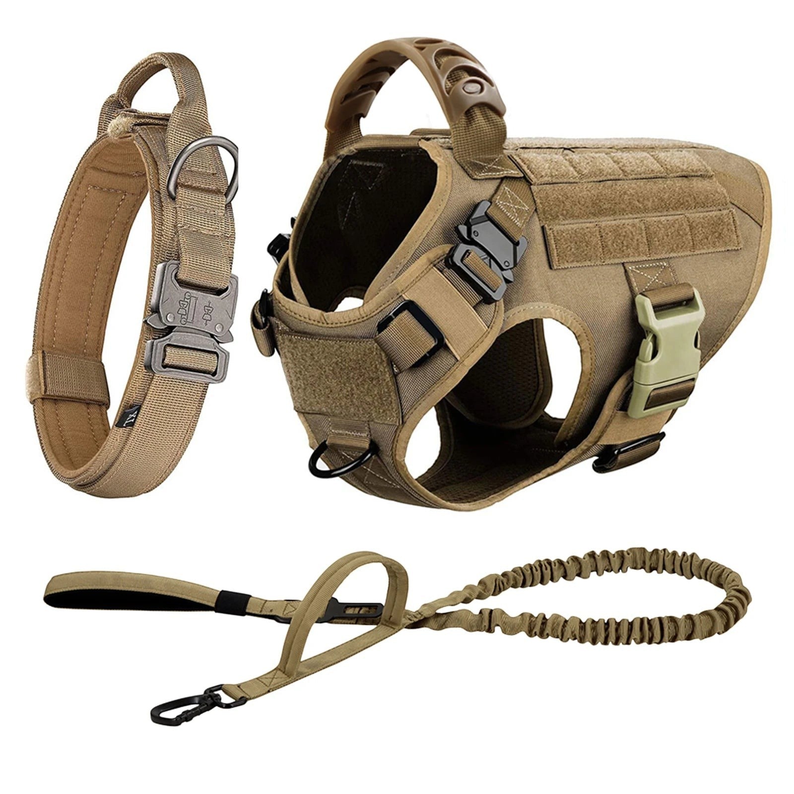 Mincy Pets Large Dog Training Vest Harness & Leash Set product photo.