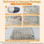 Mincy Pets Plush Dog Bed: Waterproof-Lined Foam Mat product photo.