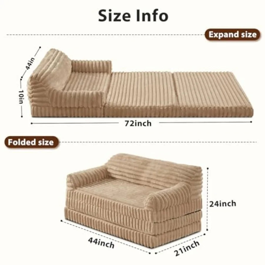 Foldable Human Dog Bed Orthopedic Egg-Crate Memory Foam Human Sized Dog Bed for Adult with Washable Removable Cover and Nonskid