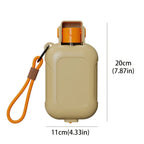 Portable Dog Water Bottle, Leak Proof Pet Water Dispenser with Integrated Drinking Bowl, Food Grade Plastic Puppy Travel Water Bottle, Outdoor Walking Hiking Camping Travel Water Bowl Cup for Small Medium Large Dogs & Pets
