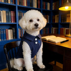 Spring and Summer Solid Color Polo Shirt Puppy Thin Breathable T-shirt Cat Vest Pet Clothing Skin Friendly and Delicate