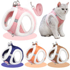 Autumn and Winter Warm Chihuahua Dog Harness with Fur, Pet Harness and Leash Set for Walking Dogs, Puppy Yorkies Mascotas Accessories rabbit rabbit clothes guinea pig accessories