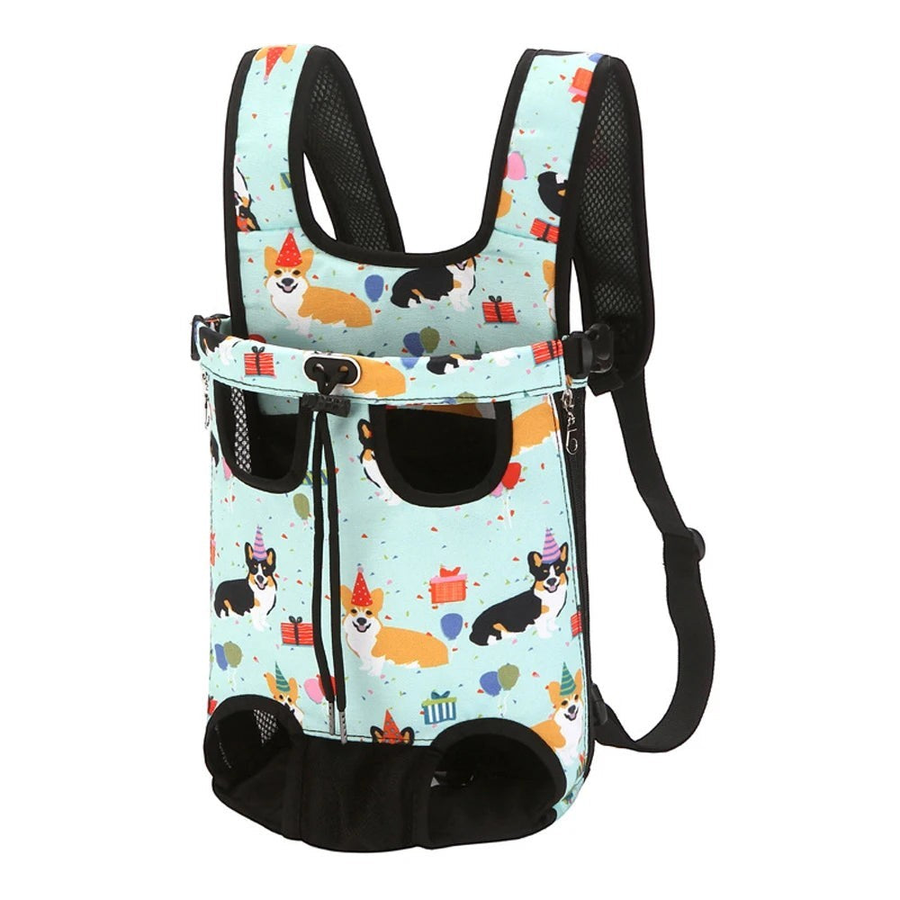 Mincy Pets Camouflage Breathable Dog Carrier Backpack product photo.