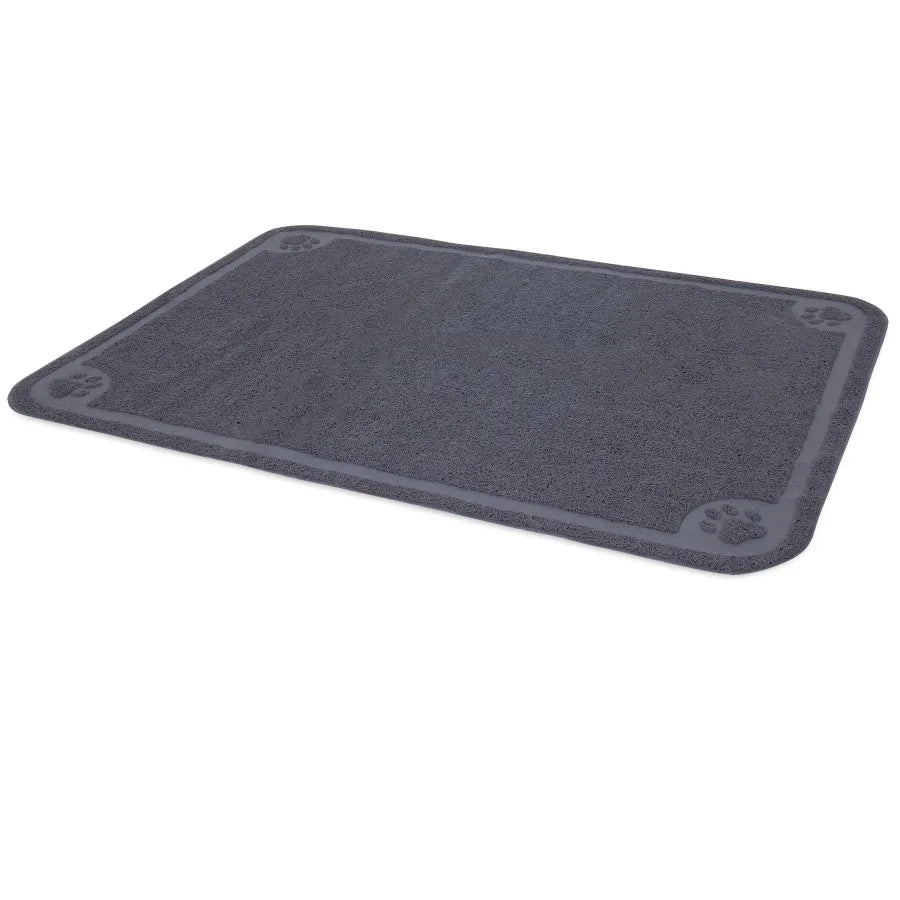Litter Catcher Plastic Cat Litter Mat Extra Large Grey Pack of 1 Fits Any Litter Box