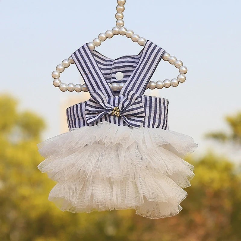 Lace Stripe Sundress
