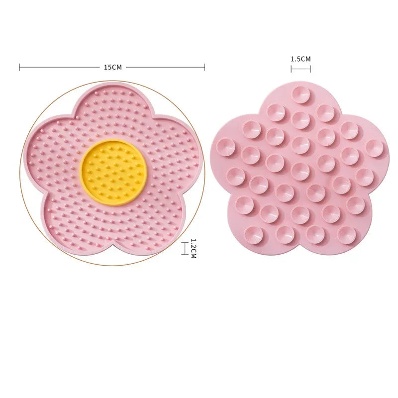 Mincy Pets Sunflower Silicone Lick Mat product photo.