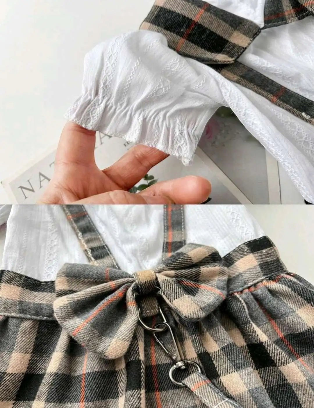 Plaid Bow Dress