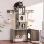 Hideaway Tower & Litter Cabinet