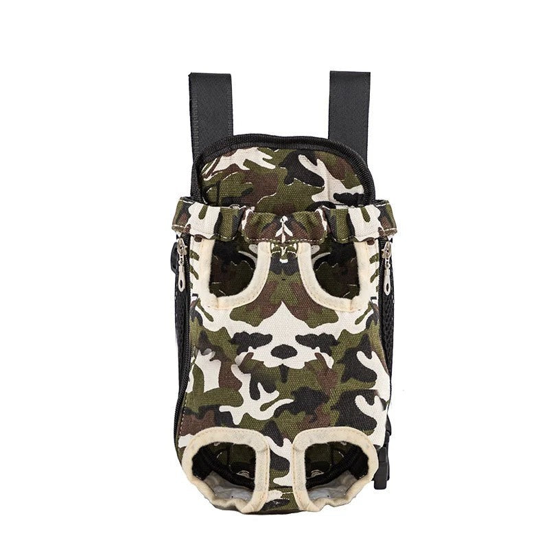 Mincy Pets Camouflage Breathable Dog Carrier Backpack product photo.