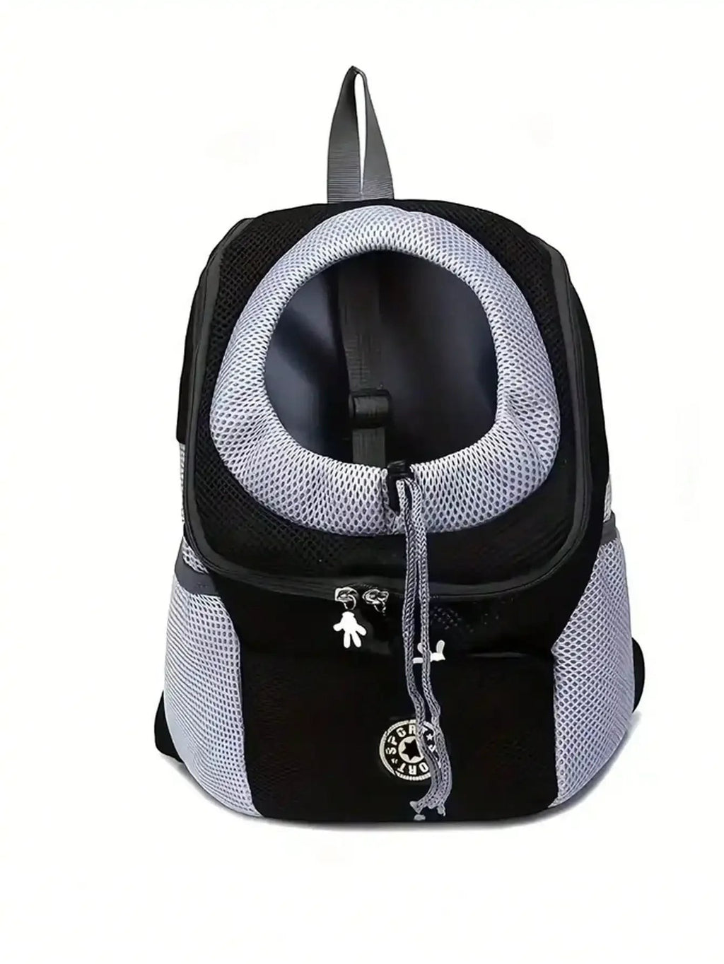 1pc Puppy Dog Front Carrier Pack, Pet Carrier Backpack For Small Medium Dogs Cats, Adjustable Breathable Dog Carrying Backpack For Hiking, Walking, Travel, Cycling And Outdoor Use