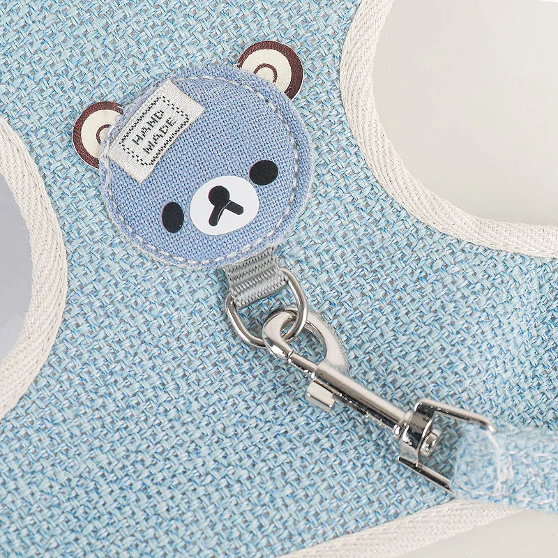Mincy Pets Rabbit Harness & Leash Set for Outdoor Walking product photo.