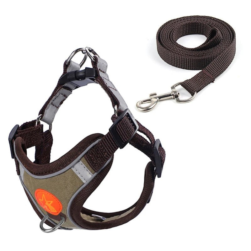 Mincy Pets Reflective Mesh Dog Harness product photo.