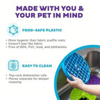 3-In-1 Interactive Dog Feeder Puzzle, Lick Mat And Slow Feeder Bowl - Mental Stimulation Toy For Medium And Large Dogs, 2 Cup Capacity, 10.4 In X 2.8 In