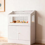 Large Acrylic Small Animal Cage With Storage Cabinet Pet Habitat For Hamster Guinea Pig Rat Hedgehog Easy Clean & Ventilated
