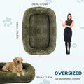 Human-Sized Washable Dog Bed with Blanket