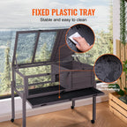 SucceBuyTortoise Habitat Tortoise House Indoor&Outdoor Rolling Tortoise Enclosure with Light Stand Reptile Enclosure Animal Cage