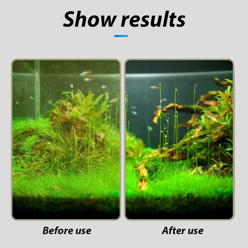 Aquarium Fish Tank Glass Plant Cleaning Brushes Floating Clean Window Algae Scraper Sponge Accessories Tools