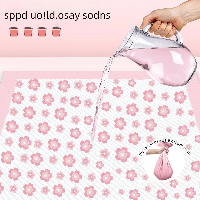 Four Sizes Leak Proof Quick Dry Six Layer Absorbent Dog Pee Pads Puppy Training Mats For Dogs Cats Rabbits Indoor Bathroom Us