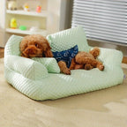Washable Pet Bed Pet Sofa Bed Warm Soft Comfortable Removable Washable Anti Skid Bottom Cat Couch Bed for Cats Dogs