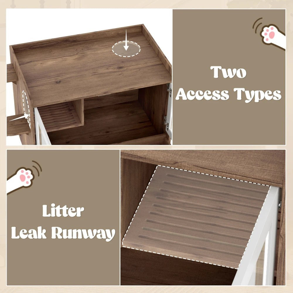Stairway Litter Cabinet