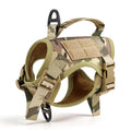 Tactical Cat Harness Vest and Leash Set Adjustable Escape Proof Soft Mesh with Handle Outdoor Walking Pet Training Supplies