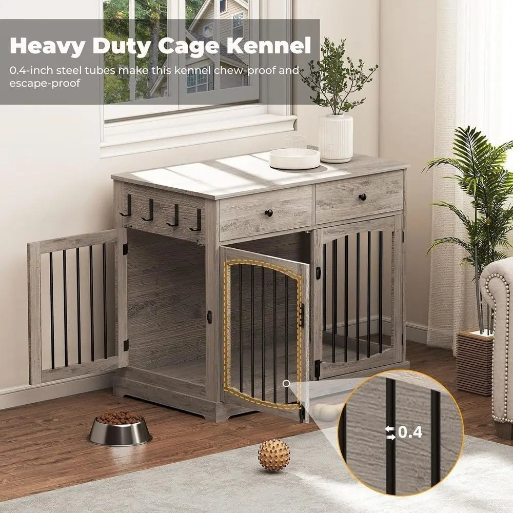 Woodgrain Kennel Cabinet