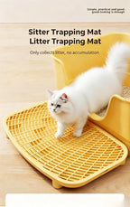 Cat litter pad anti-splash cat pad double-layer cat litter sand control pad cat toilet sand control table cat litter basin