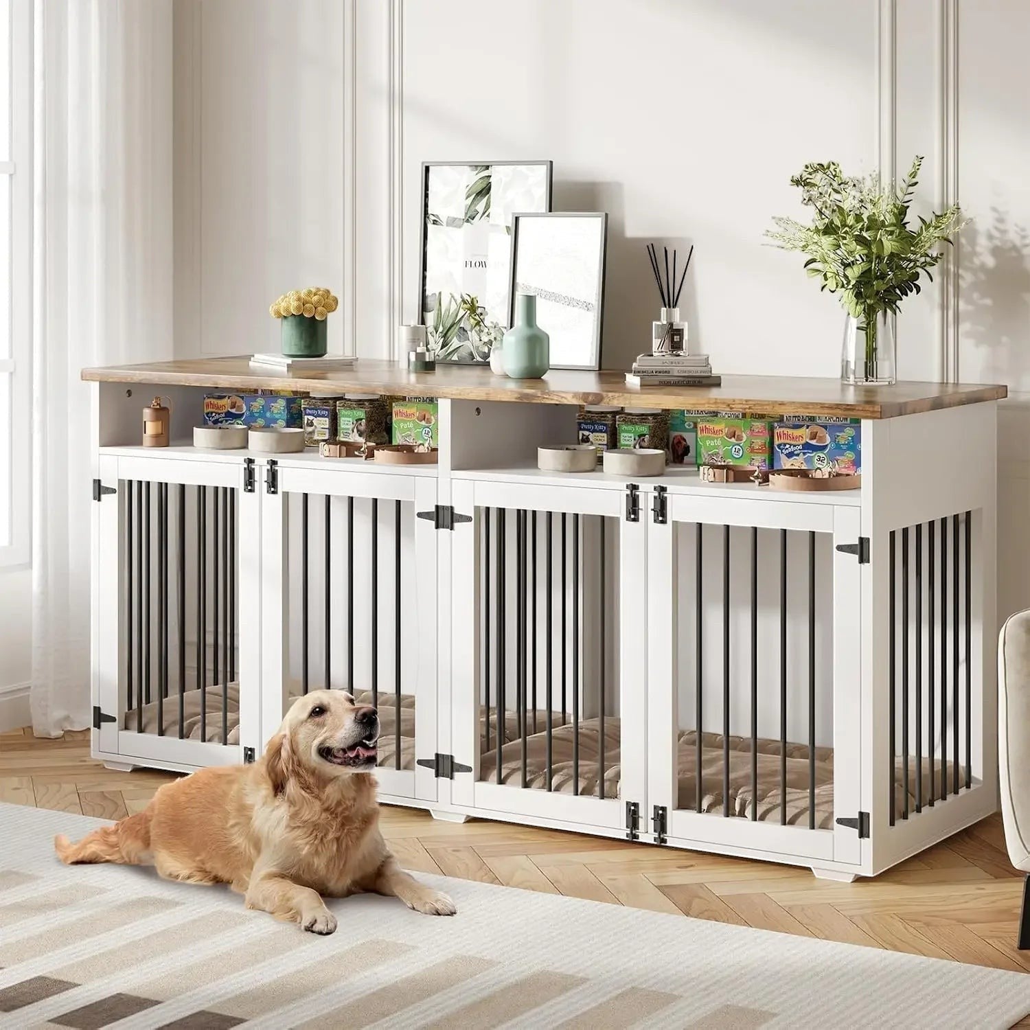 Grand Double Kennel Cabinet