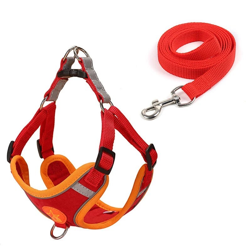 Mincy Pets Reflective Mesh Dog Harness product photo.