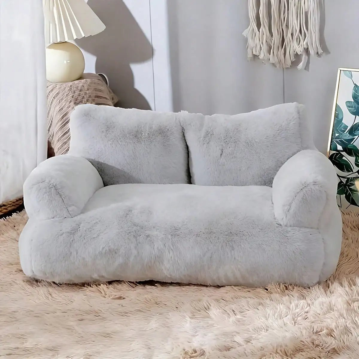 Fluffy Dog and Cat Sofa Bed