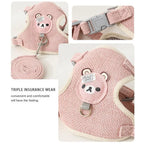 Mincy Pets Undershirt-Style Adjustable Cat & Dog Harness product photo.